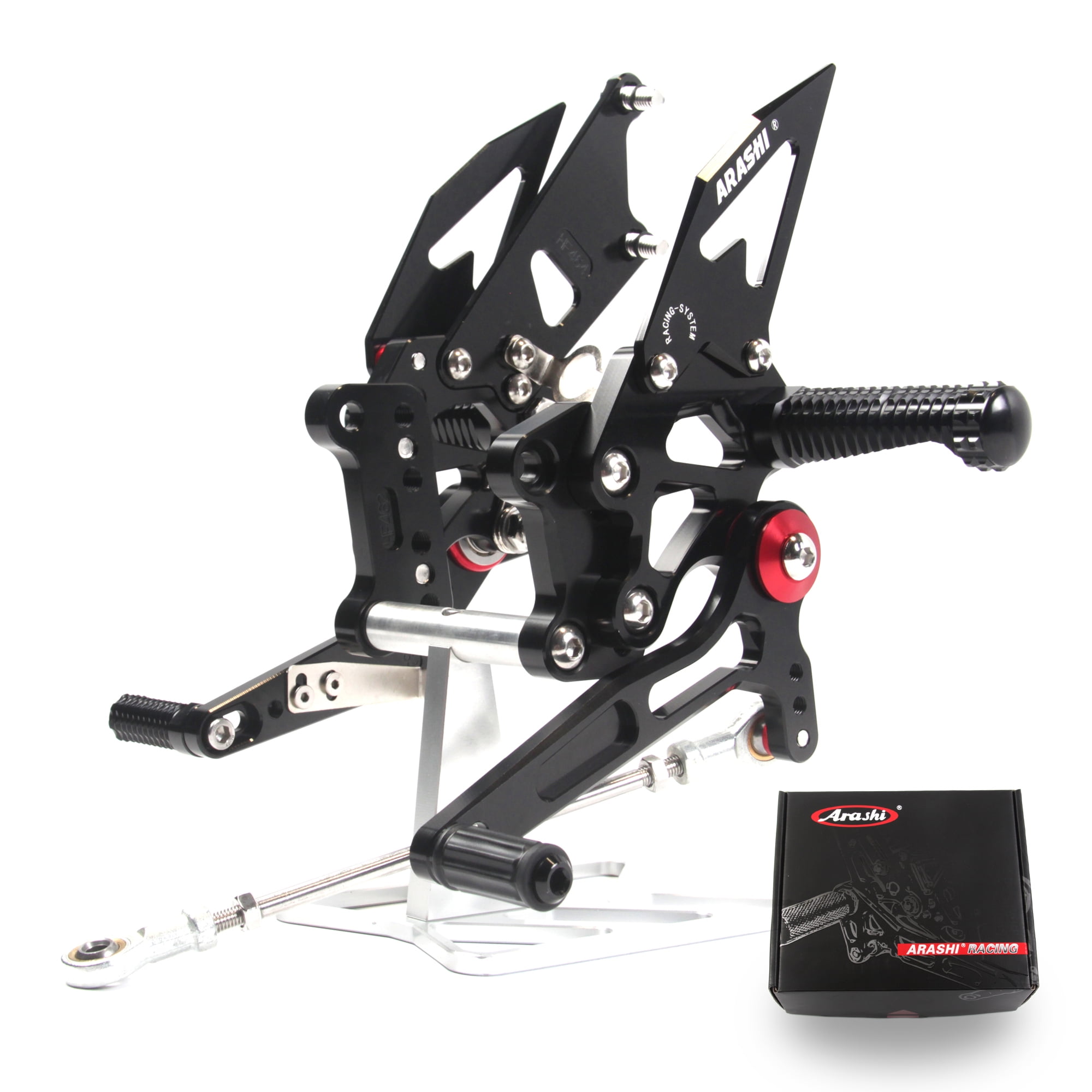 Arashi(Version 2.0) Adjustable Rearsets for Kawasaki Ninja 250R EX250J ...