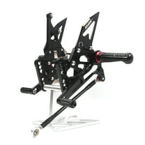 Arashi(Version 2.0) Adjustable Rearsets for SUZUKI GSXR 1000 2005 2006 K5 K6 Motorcycle Accessories Foot Pegs Footrests Rear Set GSX-R 1000 GSX-R1000 GSXR1000 Black