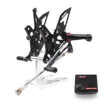 Arashi(Version 2.0) Adjustable Rearsets for SUZUKI SV650 SV650S SV650X 2016 - 2023 2017 2018 2019 2020 2021 2022 Motorcycle Accessories Foot Pegs Footrests Rear Set SV 650 Black