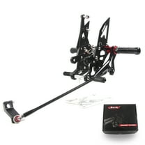 Arashi (Version 2.0) Adjustable Rearsets for YAMAHA FZ1 1000 2006 - 2016 / FZ8 800 2010 - 2013 Motorcycle Accessories Foot Pegs Footrests Black 2007 2008 2009 2011 2012 2014 2015