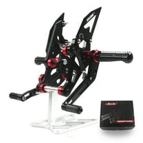 Arashi (Version 2.0) Adjustable Rearsets for YAMAHA MT07 FZ07 2014 - 2022 Motorcycle Accessories Quick Shift Foot Pegs Footrests Rear Set Black MT-07 FZ-07 2015 2016 2017 2018 2019 2020 2021