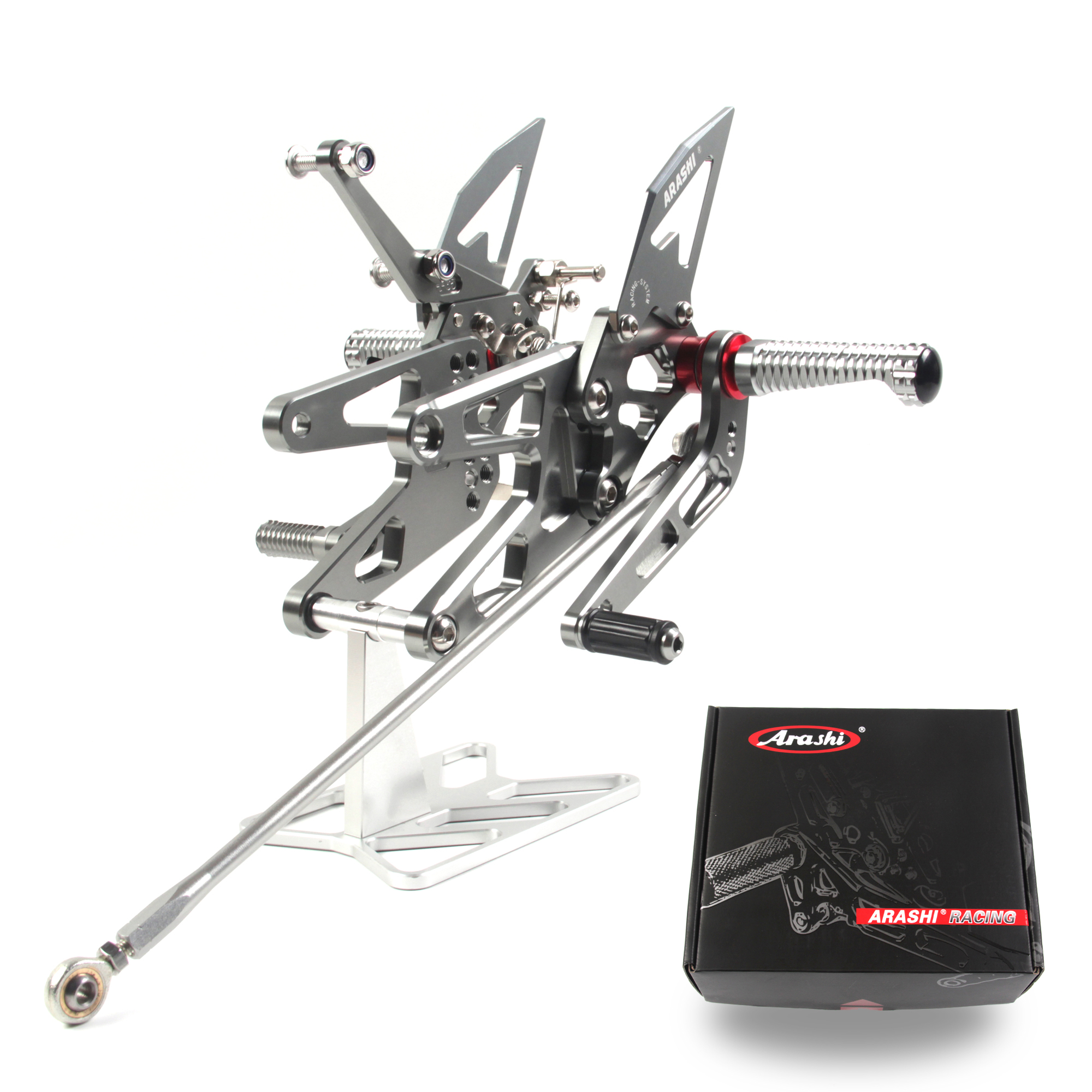 Arashi (Version 2.0) Adjustable Rearsets for YAMAHA YZF R6 600 2003 ...