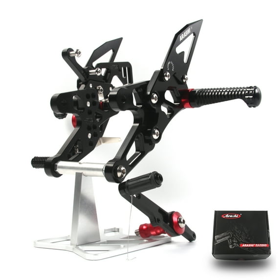 Arashi (Version 2.0) Rearsets for BMW S1000RR HP4 2015 - 2019 S1000R 2017 2018 2019 Motorcycle Accessories Adjustable Footrests Foot Pegs Rear Sets Black OEM Quick Shift