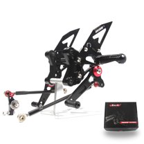 Arashi (Version 2.0) Rearsets for DUCATI 1098 / 1098 S / 1098 R 2007 - 2009 / 1198 / 1198 S / 1198 R 2010 - 2012 Motorcycle Adjustable Footrests Foot Peg Rear Sets Black