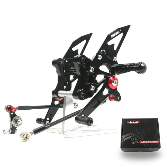 Arashi (Version 2.0) Rearsets for DUCATI 1098 / 1098 S / 1098 R 2007 - 2009 / 1198 / 1198 S / 1198 R 2010 - 2012 Motorcycle Adjustable Footrests Foot Peg Rear Sets Black