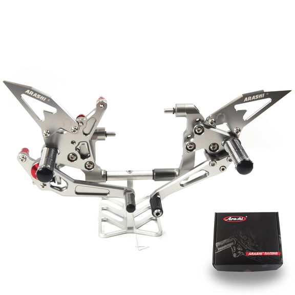 Arashi (Version 2.0) Rearsets for DUCATI 1199 1199S 1199R Panigale Superleggera 2012 - 2017 / 899 Panigale 2014 2015 Motorcycle Adjustable Footrest FootPegs Rear Sets Gray