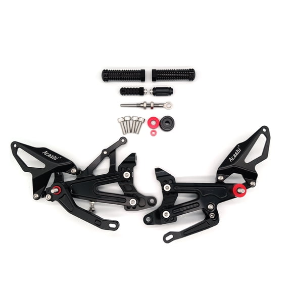 Arashi (Version 2.0) Rearsets for Ducati Panigale V4 V4S V4R 2018 2019 2020 2021 Motorcycle Accessories Adjustable Footrests Footpeg Foot Peg Rear Sets Black