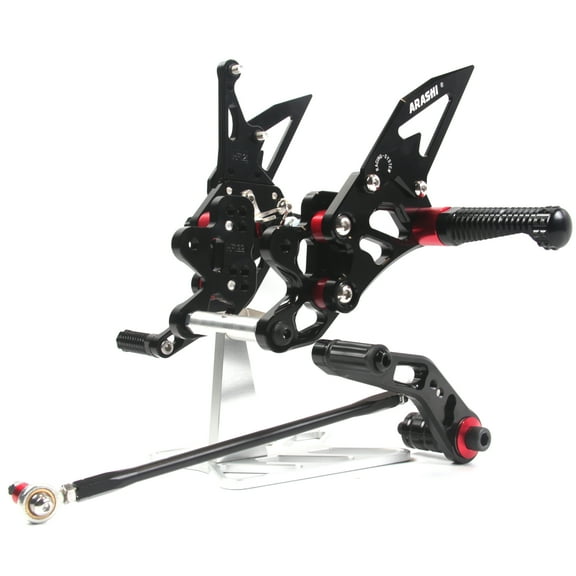 Arashi (Version 2.0) Rearsets for Suzuki GSX-R 600 750 2006 - 2010 2007 2008 2009 Motorcycle Accessories Adjustable Footrests Foot Peg Rear Sets GSXR600 GSXR750 K6 K7 K8 Black