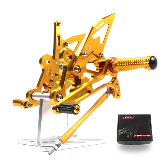 Arashi (Version 2.0) Rearsets for Suzuki GSX-S750 GSXS-750Z 2015 - 2022 / GSR750 2011 - 2017 Motorcycle Accessories Adjustable Footrest Rear Sets GSR 750 GSXS750Z GSXS750 Gold 2012 2013 2014 2016 2018