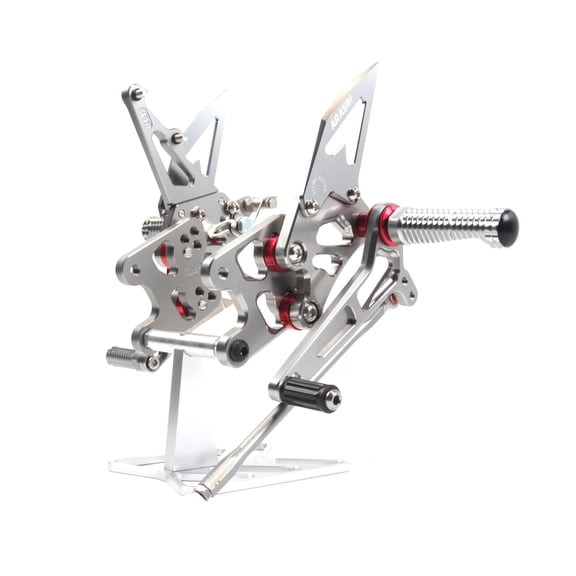 Arashi (Version 2.0) Rearsets for Suzuki GSXR 1000 2007 2008 Motorcycle Accessories Adjustable Footrests Foot Peg Rear Sets GSX-R 1000 GSX-R1000 GSXR1000 K7 K8 Gray