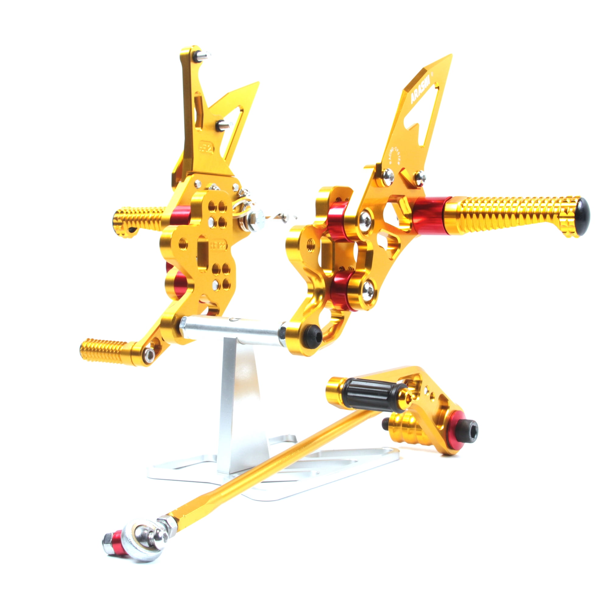 Arashi (Version 2.0) Rearsets for Suzuki GSXR 600 750 2006 - 2010 ...