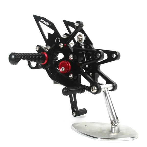 Arashi (Version 2.1) Quick Shift Rearsets for BMW S1000RR HP4 2009 - 2014 / S1000R 2013 - 2016 2014 2015 Motorcycle Accessories Adjustable Footrests Foot Peg Rear Sets Black
