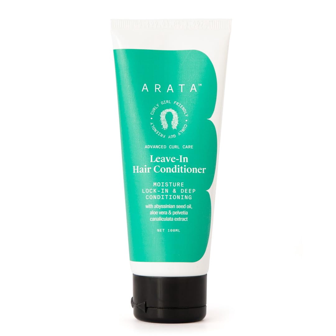 Arata Curl LeaveIn Conditioner For Dry Frizzy Wavy Curly Hair Light ...