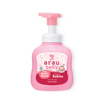 Arau Baby Foam Body Soap - Gentle Cleansing for Delicate Skin, Soap Based Not Detergent, Hypoallergenic and Nourishing Bath Wash, Essential Oils - Lavender Scent (15.21 fl oz - Pack of 1)