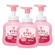Arau Baby Foam Body Soap for Dry and Sensitive Skin - Body Wash Soap Safe for Newborns, Additive, Allergen & Dye Free- 15.2 fl oz (Pack of 3)