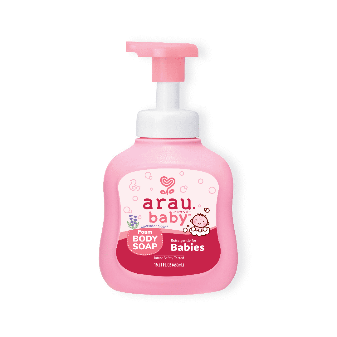 Arau Baby Foam Body Wash for Dry and Sensitive Skin Soap Safe for