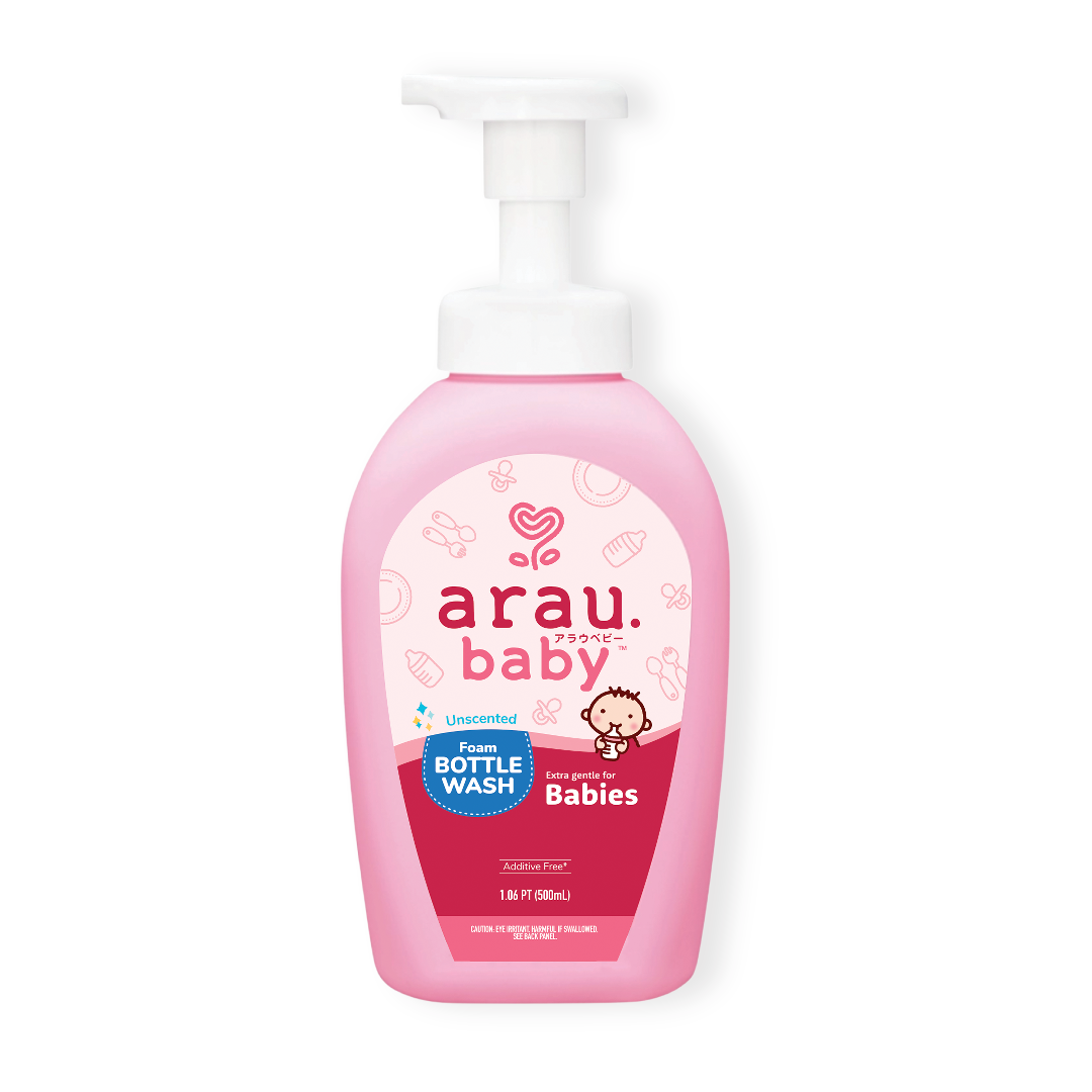Arau Baby Unscented Foam Bottle Wash Plant Based Dish Soap Safe for