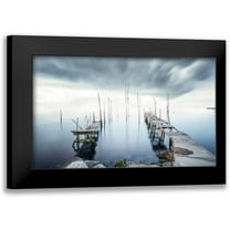 Araujo, Nuno 14x10 Black Modern Framed Museum Art Print Titled - Crossing Of The Future