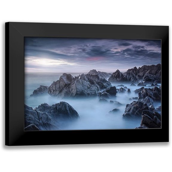 Araujo, Nuno 24x17 Black Modern Framed Museum Art Print Titled - Nuno Araujo Ac The Chronicles Of Helion | Rebirth