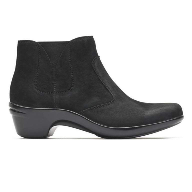 Aravon Women s Bootie Kitt Black 10 2E US Walmart