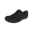 thumbnail image 1 of Aravon Womens Bromly Oxford Lace Up Sneaker Shoes, Black, US 7 W, 1 of 3