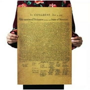 Arawara American History Declaration of Independence 20 x 14 Poster