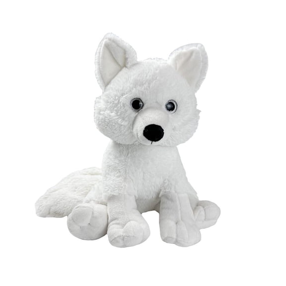 Araya the Arctic Fox 16 Inch Eco Plush Stuffed Animal, Soft White Wildlife