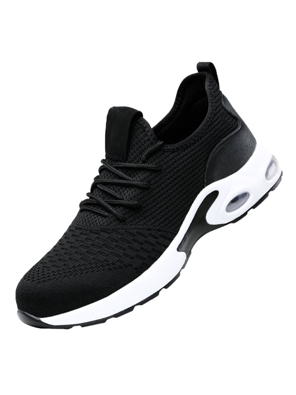 Arbeitsschuhe Herren Sicherheitsschuhe Antishock Anti-Smashing Atmungsaktive Rutschfeste Leichte Stahlkappenschuhe 5.5-11.5