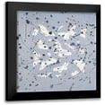 thumbnail image 1 of Arbel, Lori 12x12 Black Modern Framed Museum Art Print Titled - 19th Century Butterfly Constellations in Blue II, 1 of 5