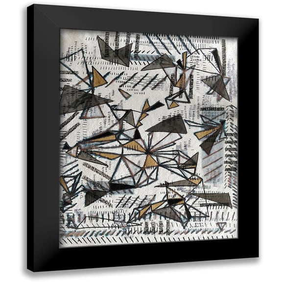 Arbel, Lori 12x14 Black Modern Framed Museum Art Print Titled - Fractures of Light