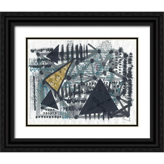 Arbel, Lori 18x15 Black Ornate Wood Framed with Double Matting Museum Art Print Titled - Golden Triangle