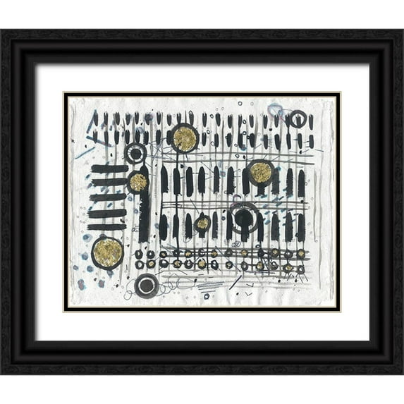Arbel, Lori 18x15 Black Ornate Wood Framed with Double Matting Museum Art Print Titled - Notes and Keys