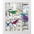 thumbnail image 1 of Arbel, Lori 20x24 White Modern Wood Framed Museum Art Print Titled - Bird Intersection III, 1 of 4