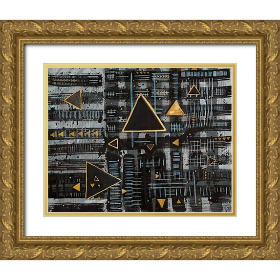 Arbel, Lori 24x20 Gold Ornate Wood Framed with Double Matting Museum Art Print Titled - Intersection