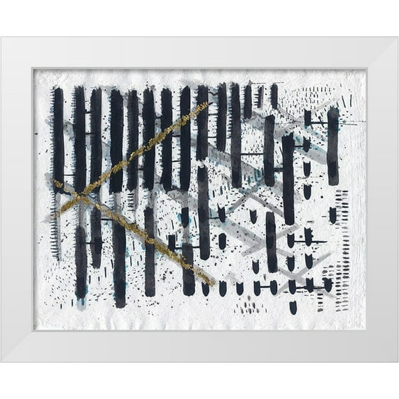 Arbel, Lori 24x20 White Modern Wood Framed Museum Art Print Titled - Golden Angle