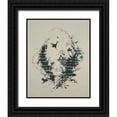 thumbnail image 1 of Arbel, Lori 26x32 Black Ornate Wood Framed with Double Matting Museum Art Print Titled - 19th Century Design And Birds II, 1 of 4