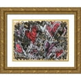 thumbnail image 1 of Arbel, Lori 32x25 Gold Ornate Wood Framed with Double Matting Museum Art Print Titled - Watermelon Heart, 1 of 4
