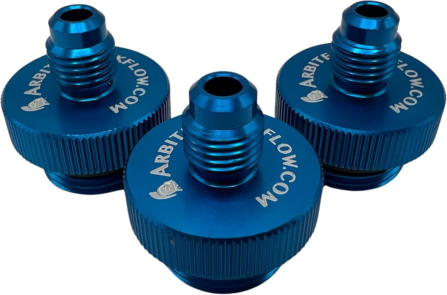 Arbiter Backflow Quick Connect Test Fittings (Aluminum, 1/2" (Set of 3