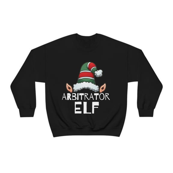 Arbitrator Elf Christmas Unisex Sweatshirt, S-2XL Holidays Xmas Elves