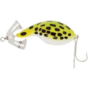 Arbogast Buzz Plug Jr. Buzzbaits 2 3/8" Frog White Belly 5/8 oz.