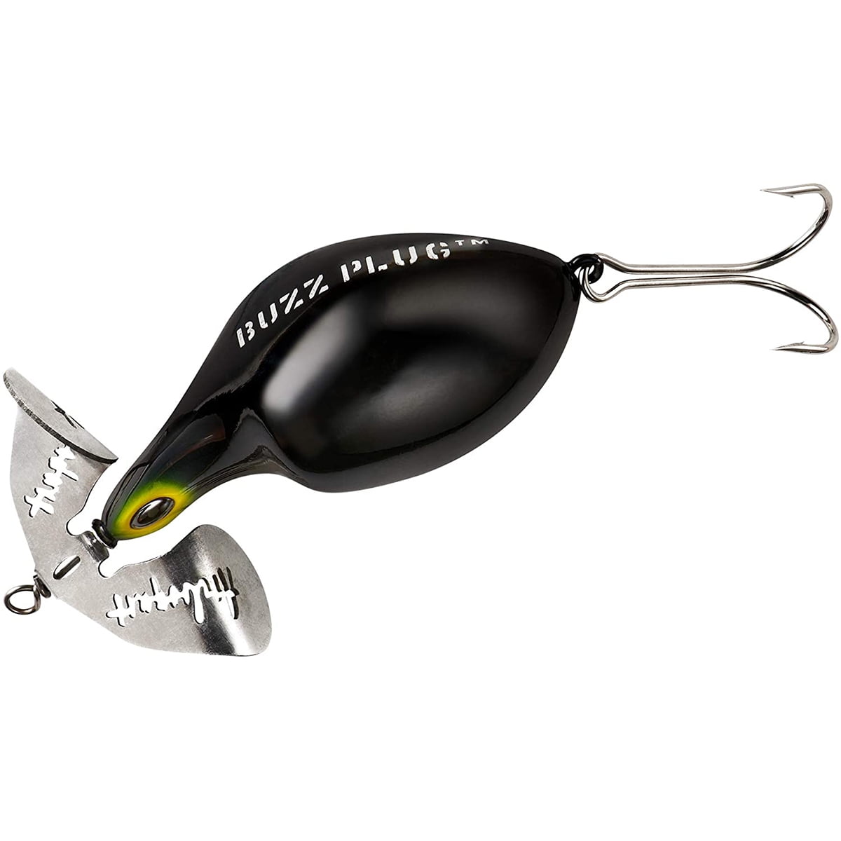 Arbogast Buzz Plug 1 oz Fishing Lure - Black - Walmart.com