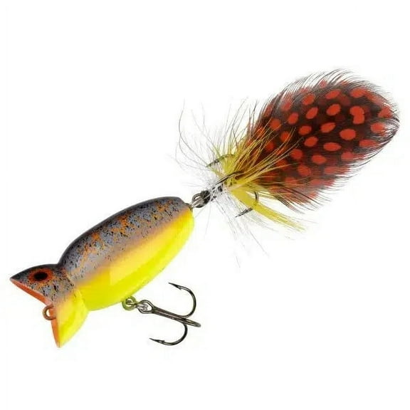 Arbogast Hula Popper 2.0 Topwater Baits 2" Wild Thing 3/8 oz.