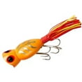 thumbnail image 1 of Arbogast Hula Popper 3/16 oz Fishing Lure - Yellow, 1 of 1