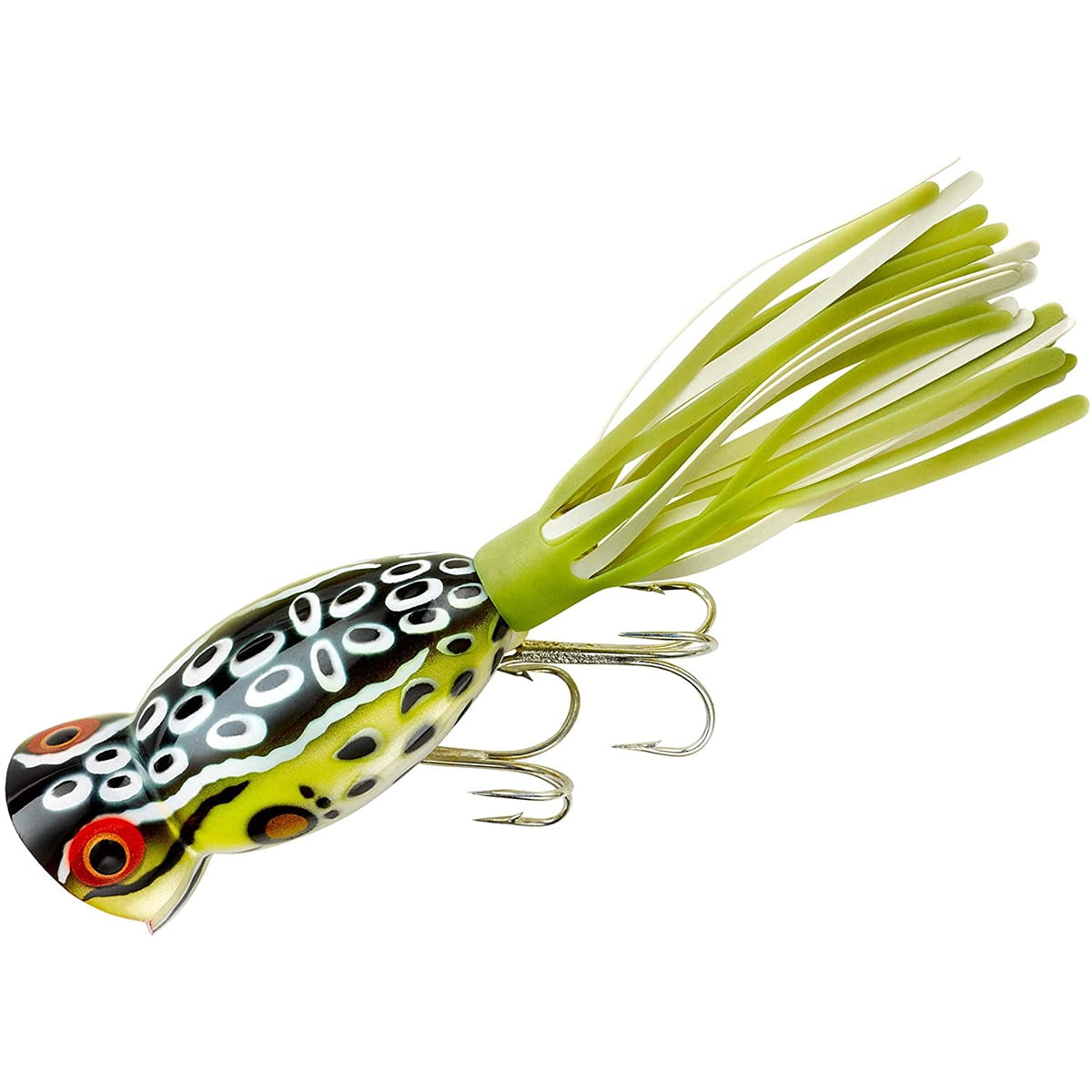 Arbogast Hula Popper 5/8 oz Fishing Lure - Cricket Frog