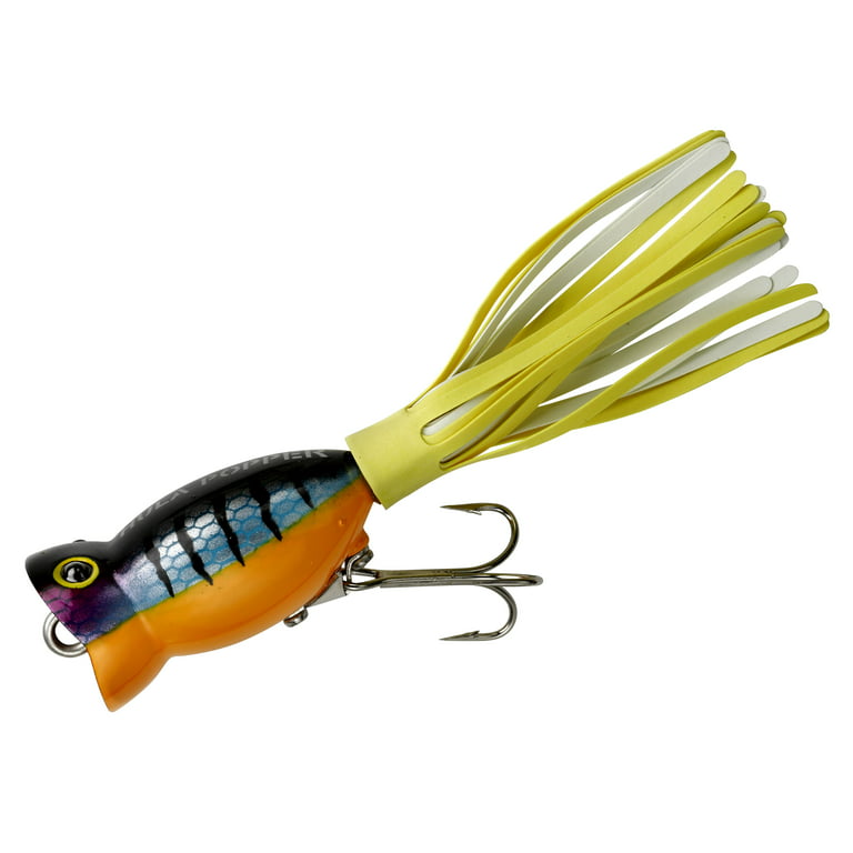 Arbogast Hula Popper Topwater Baits 1 3/4 Perch 1/4 oz. 