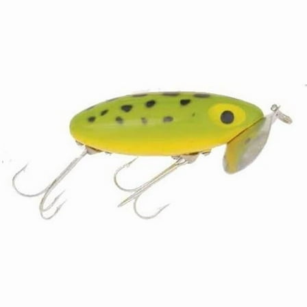 Arbogast Jitterbug 2.5'' 3/8oz Frog Yellow Belly