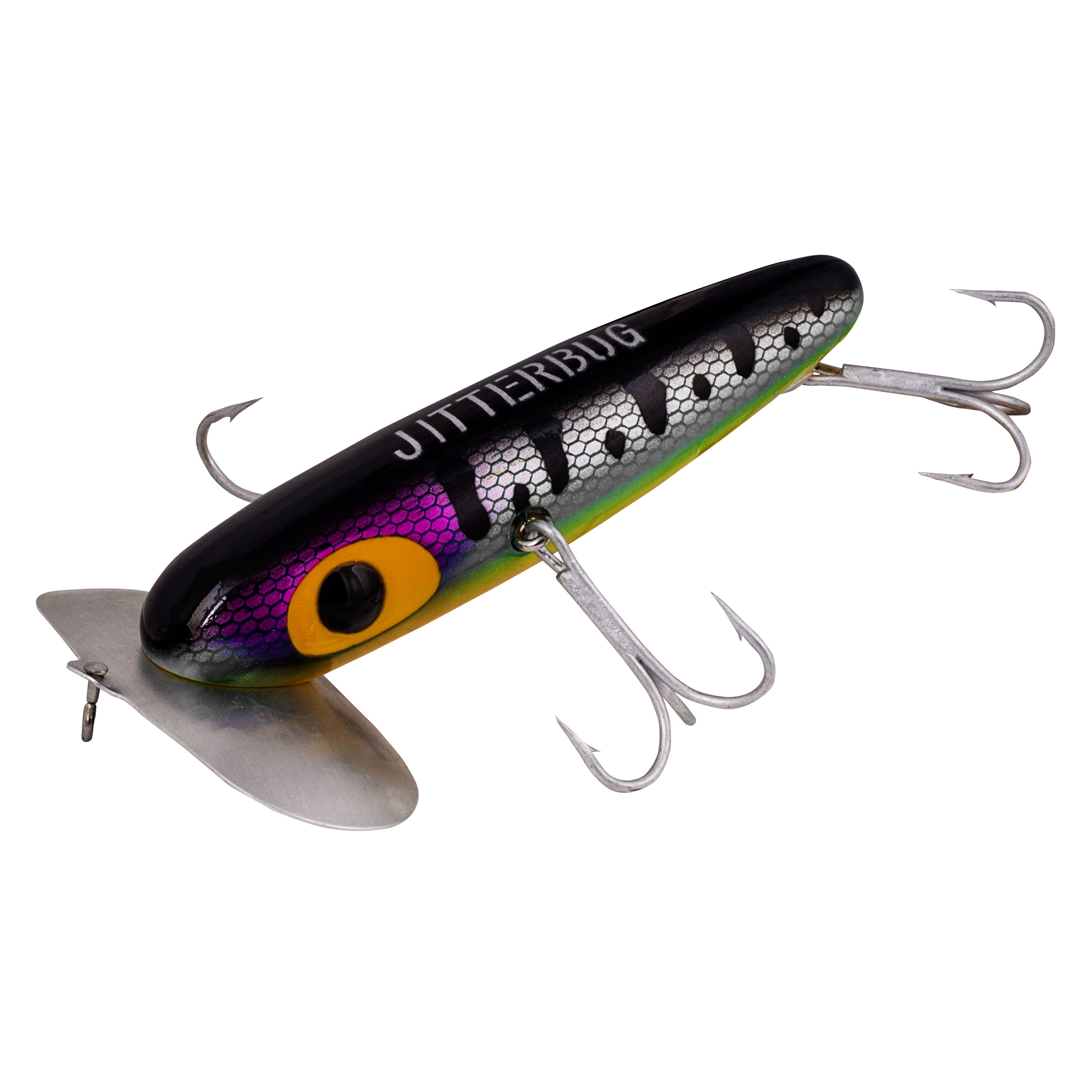 Arbogast XL Jitterbug 4.5'' 1.25oz Frog/White Belly