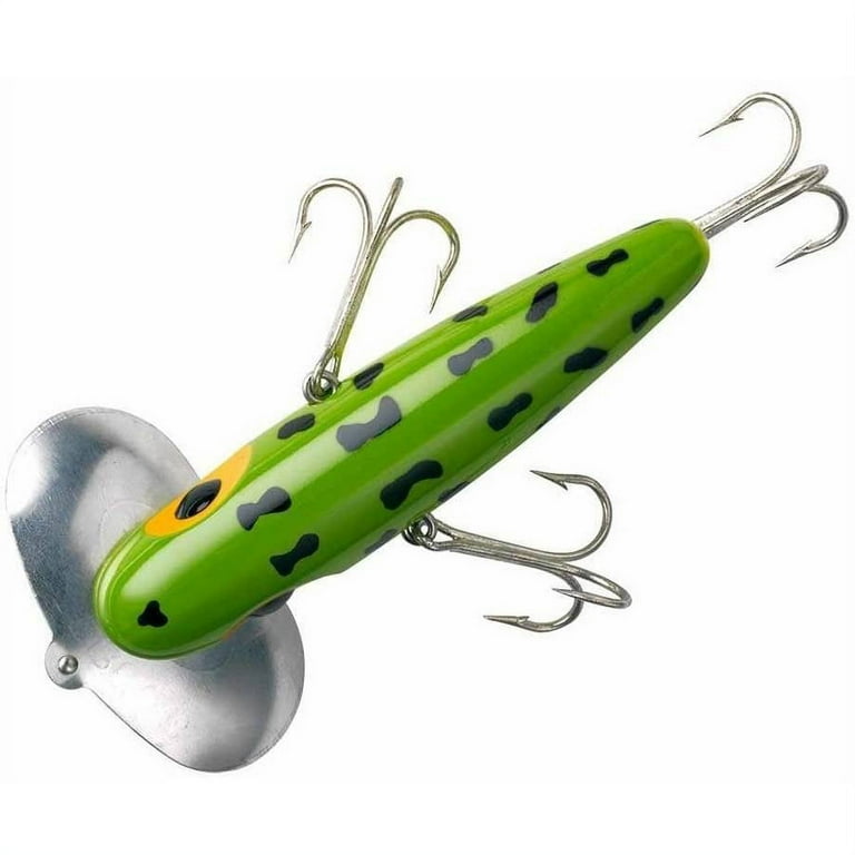 Arbogast XL Jitterbug 4.5'' 1.25oz Frog/White Belly
