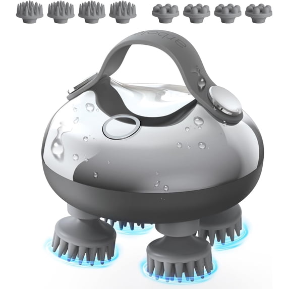 Arboleaf Electric Scalp Massager Waterproof Head with 8 Removable Claws