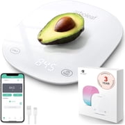 Arboleaf Smart Food Scale, 22lb Digital Food Scale with Nutritional Calculator & App,White
